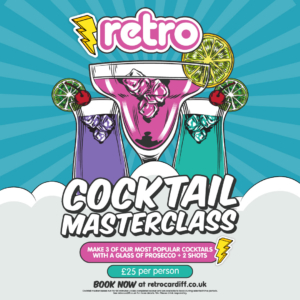Retro Cocktail Masterclass only £25